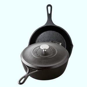 PFOA free Cast iron pans and pots