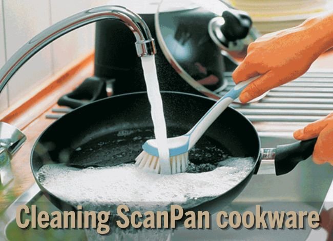 clean ScanPan cookware