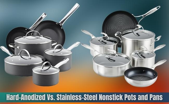hard-anodized and stainless steel nonstick