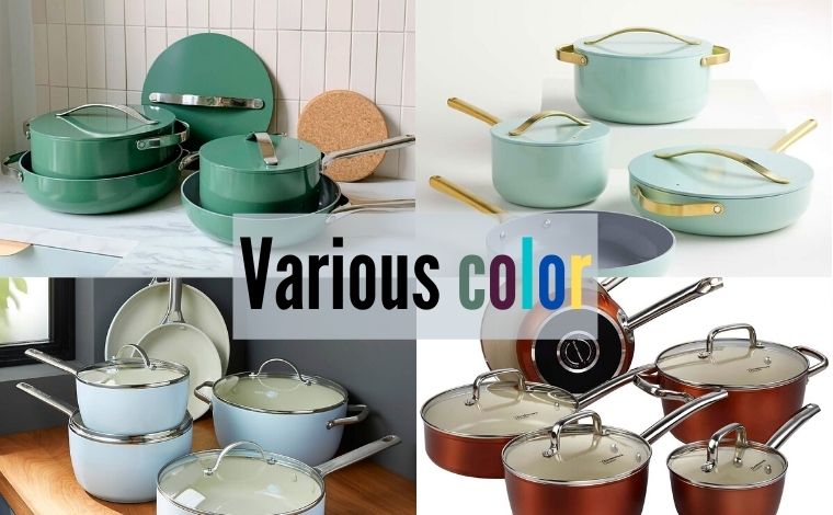 Color variant of ceramic cookware