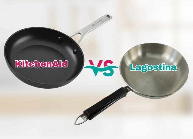 KitchenAid and Lagostina cookware