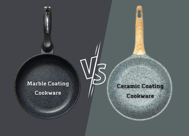 Marble Coating Cookware vs. Ceramic Coating Cookware