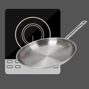 Stainless steel with induction oven
