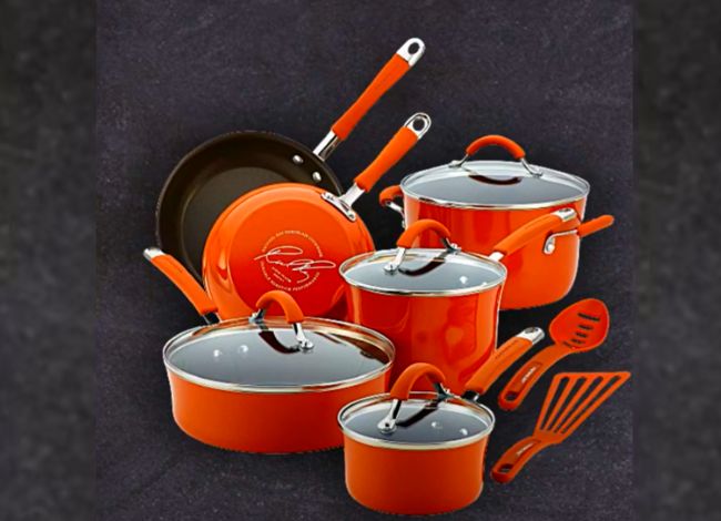 Rachael Ray's pots and pans