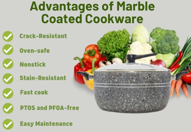 Advantages of Marble Coated Cookware