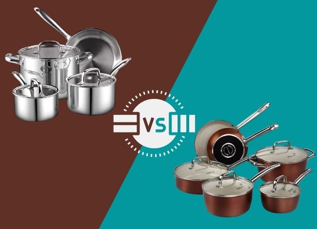 ceramic Cookware vs stainless steel cookware